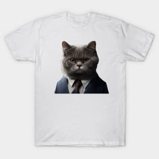 cat in a suit T-Shirt